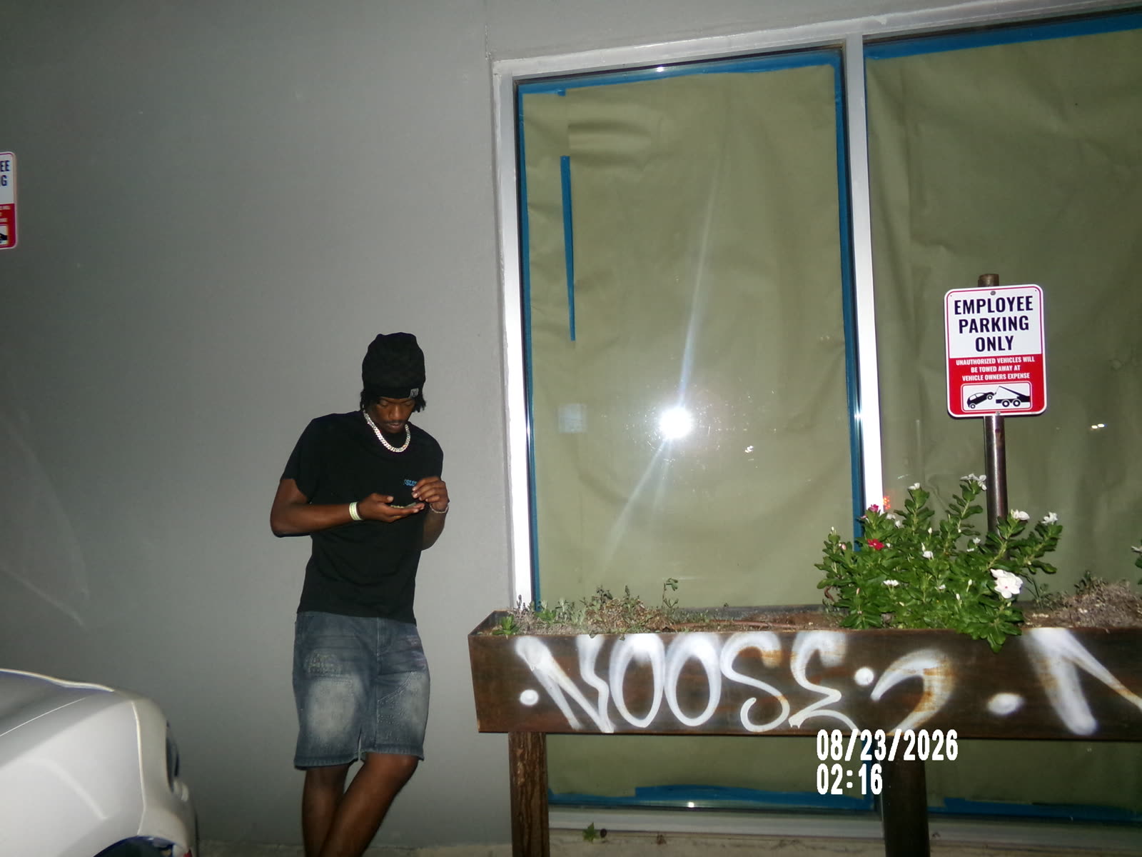 Outside the studio